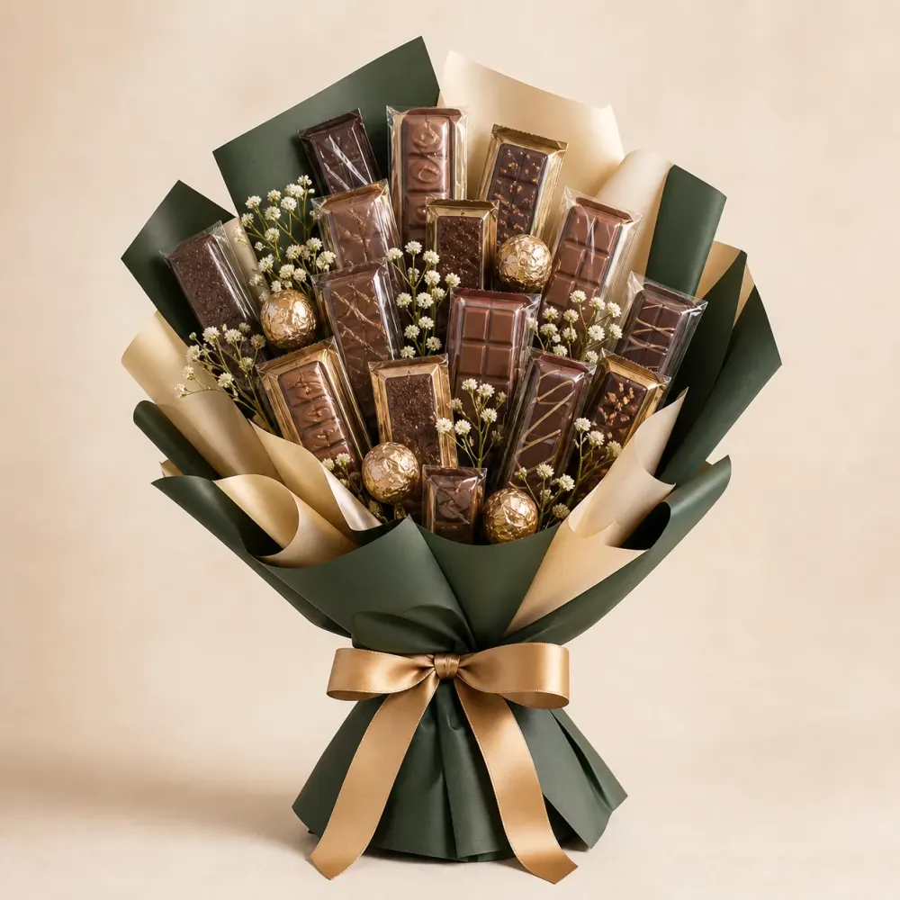 Chocolate Delight Bouquet presentation inspiration