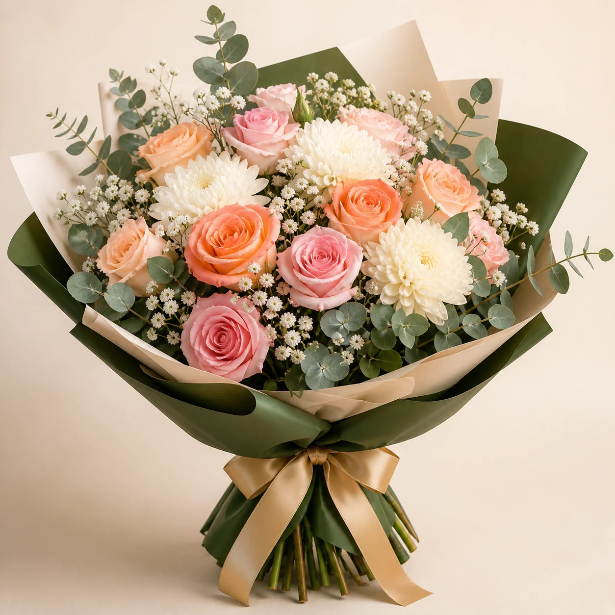 Blush Rose Bouquet presentation inspiration